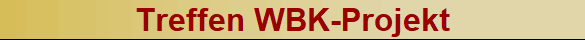 Treffen WBK-Projekt